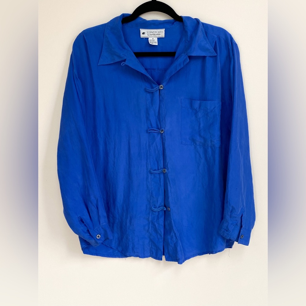 Vintage Silk Oversized Blouse